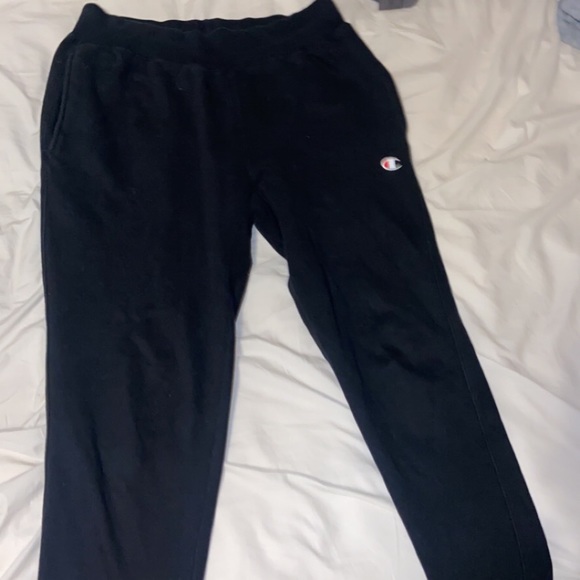 Black champion sweatpants large - Picture 1 of 1